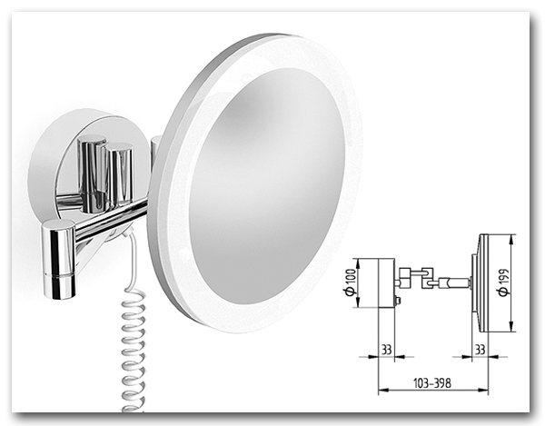 Kosmetikspiegel beleuchtet by Bavaria Bder-Technik GdbR