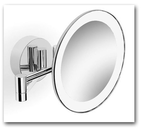 Spiegel Schminkspiegel Schminkhilfe Rasierspiegel Beleuchtet 5-fach Vergrößerung 